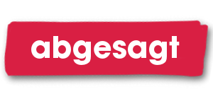 abgesagt Sticker